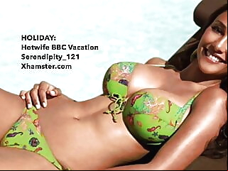 HOLIDAY - hotwife BBC vacation (captions, story, cuckold) hardcore public nudity interracial video